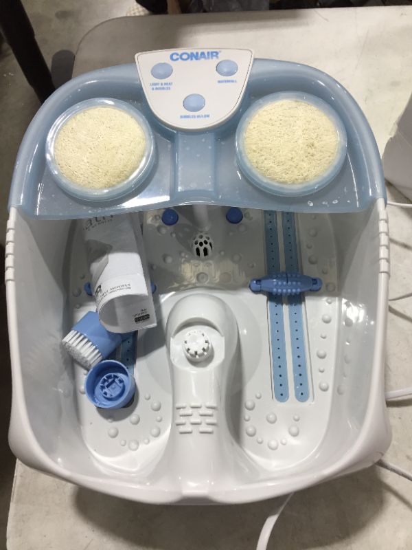 Photo 2 of Conair Waterfall Foot Pedicure Spa with Lights, Bubbles, Massage Rollers/SELLING PARTS ONLY 
