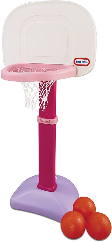 Photo 1 of Little Tikes Easy Score Basketball Set, Pink, 3 Balls 
