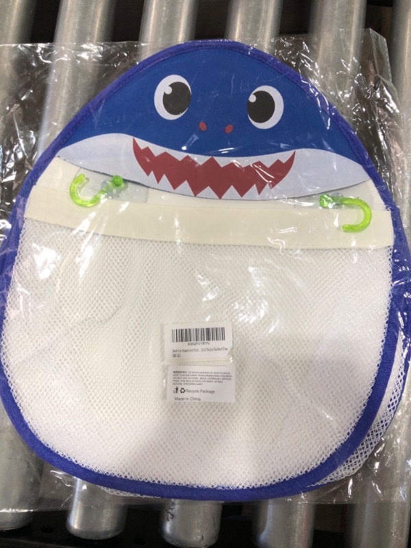 Photo 1 of baby shark bath toy organizer 