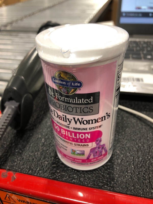 Photo 2 of Garden of Life Dr. Formulated Probiotics for Women, Once Daily Women’s Probiotics 50 Billion CFU Guaranteed and Prebiotic Fiber, Shelf Stable One a Day Probiotic No Gluten Dairy or Soy, 30 Capsules