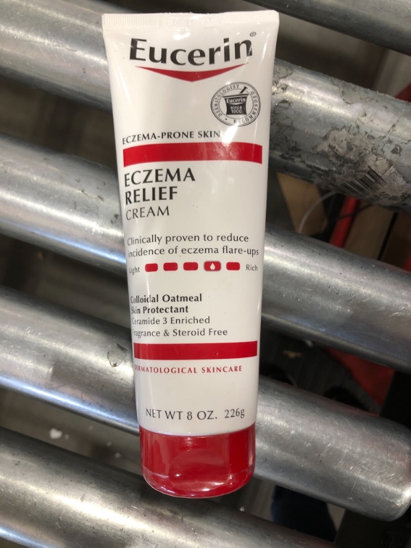 Photo 2 of Eucerin Eczema Relief Cream Full Body Lotion for EczemaProne Skin Oz Tube, ?? Exclusive, Fragrance Free, 8 Ounce