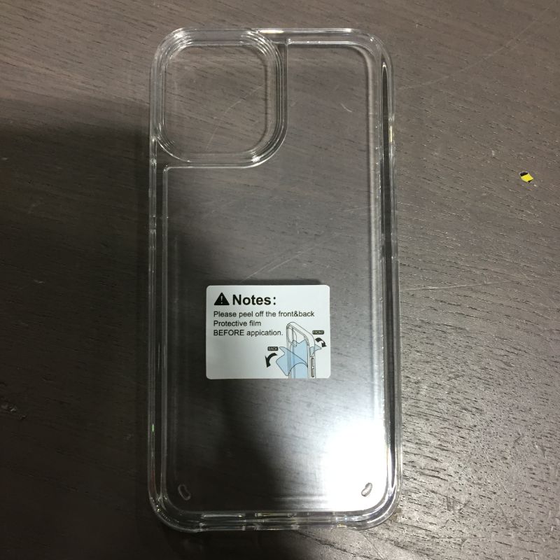 Photo 2 of Clear Case Compatible with iPhone 13, Full Body Protection, Very Soft, Anti-Scratch, Clear and Non-Yellow, Shockproof, Case 6.1 in