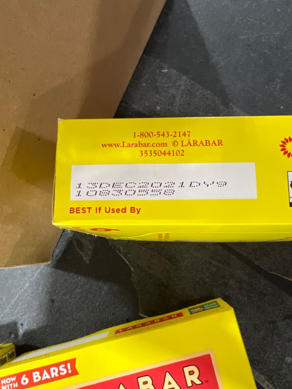 Photo 2 of 8 Boxes of Larabar Lemon Fruit & Nut Bars, 6Count
**BEST BY: 12/13/2021***