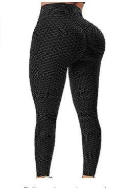 Photo 1 of ABCLOVE Women's High Waist Yoga Pants Tummy Control Workout Ruched Butt Lifting Stretchy Leggings Textured Booty Tights
