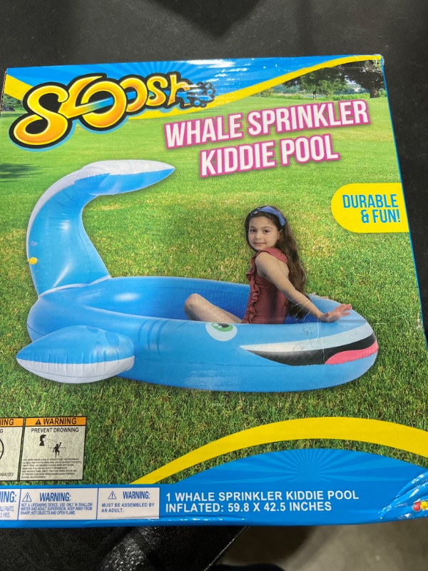 Photo 1 of  Splash Pad,Sprinkler for Kids & Baby Pool 3-in-1 Water Toys Gifts for 1 2 3 4 5 Year Old Boys Girls Toddler Splash Play Mat (Whale)