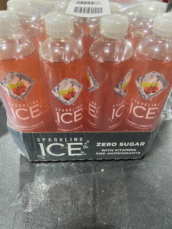 Photo 1 of  Sparkling Ice Spring Water, Cherry Limeade, 17 Ounce (Pack of 12)
BEST BUY: 09/14/2022