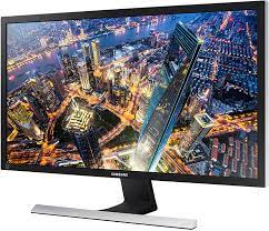 Photo 1 of SAMSUNG 28" Class UHD Monitor (3840 x 2160) with High Glossy Black Finish - LU28E570DS/ZA