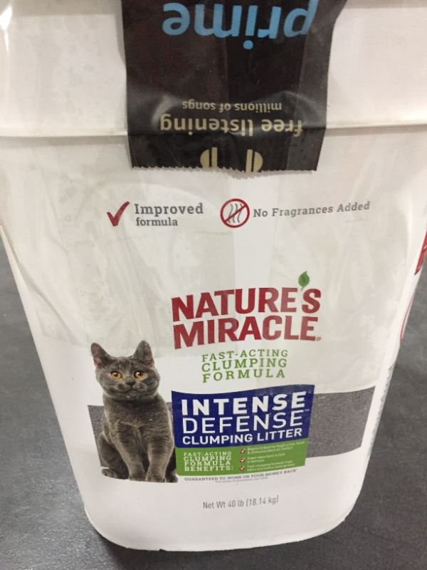 Photo 2 of 180-98381 - NM Intense Defense Clumping Litter Fragrance Free 40 lb
