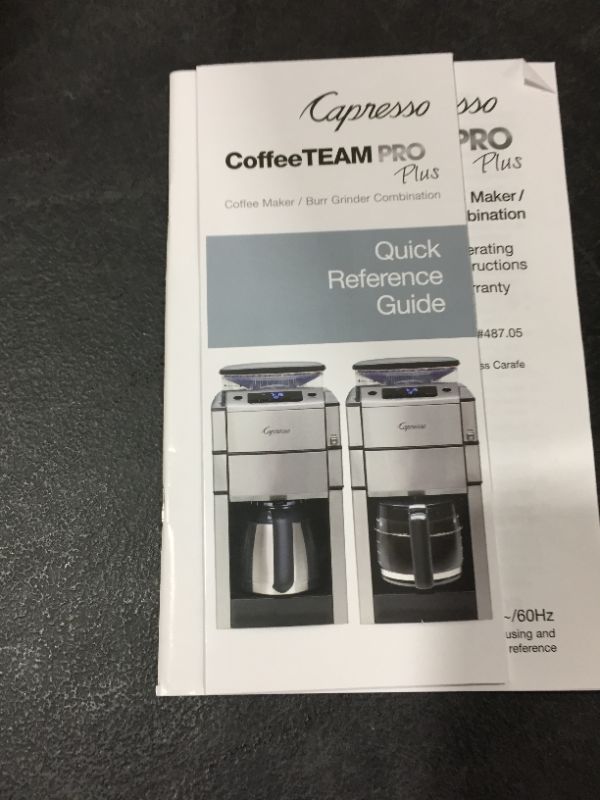 Photo 2 of Capresso CoffeeTeam Pro Plus 12-Cup Coffeemaker with Built-in Grinder
