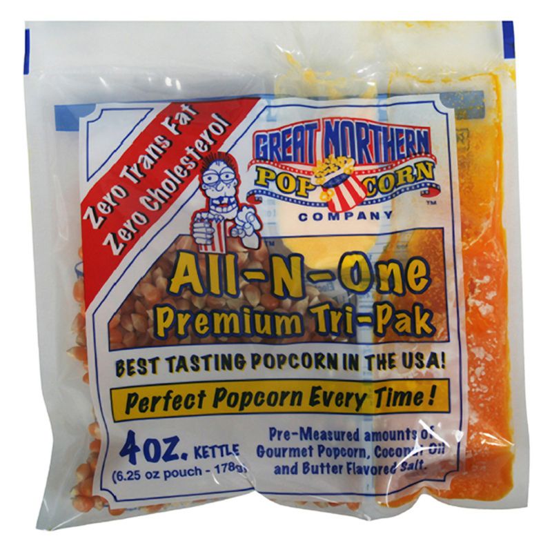 Photo 1 of 1 Case (24) of 4 Ounce Popcorn Portion Packs Kit Cinema