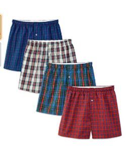 Photo 1 of Fruit of the Loom Men's Tag-Free Boxer Shorts, Medium