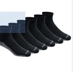 Photo 1 of Dickies mens Dri-tech Moisture Control Quarter Socks Multipack size 12 - 15