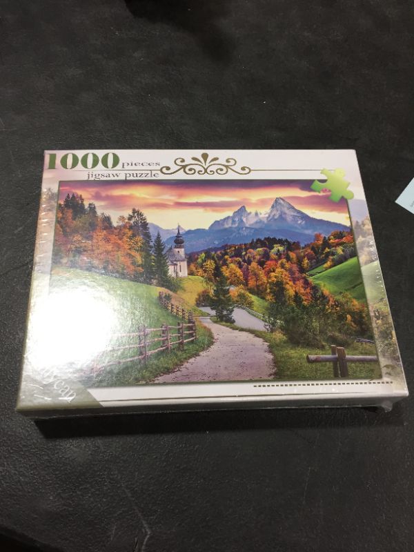 Photo 2 of Jigsaw Puzzles for Adults 1000 Piece Puzzle for Adults 1000 Pieces Puzzle 1000 Pieces-Mountain Scenery(27.6"x 19.7")