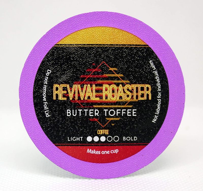 Photo 1 of 96-count Butter Toffee, Single-serve Coffee Pods for Keurig K cups Brewers – InfuSio Revival Roaster Gourmet Roasted Coffee (Butter Toffee, 96 Compatible with 2.0)