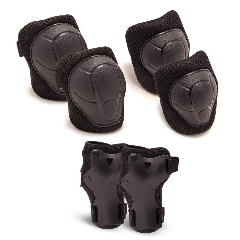 Photo 1 of Kids Knee Pads and Elbow Pads Set with Wrist Guards - Protective Gear For Roller Skating, Biking, and Skateboarding - For Kids 3 to 8 Years Old - Keep Your Skin On During Outdoor Fun And Games
