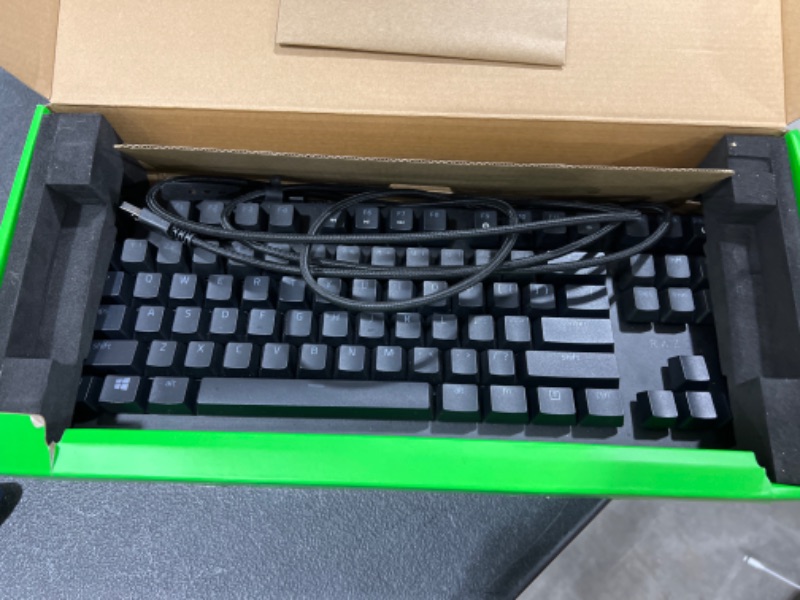 Photo 2 of Razer Huntsman V2 Tenkeyless Optical Linear Red Switch Wired Gaming Keyboard Razer GameStop
