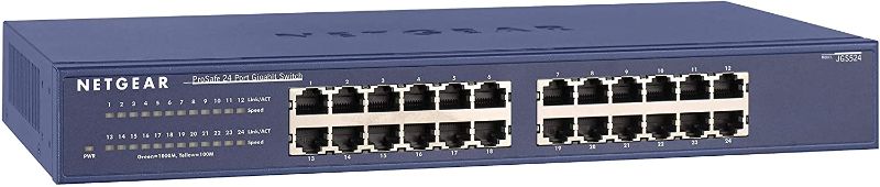 Photo 1 of NETGEAR 24-Port Gigabit Ethernet Unmanaged Switch (JGS524)