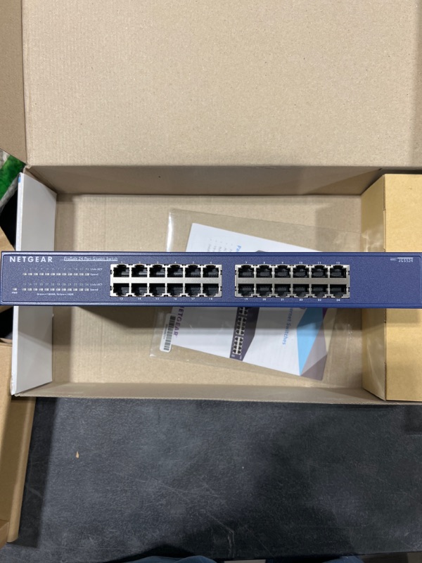 Photo 3 of NETGEAR 24-Port Gigabit Ethernet Unmanaged Switch (JGS524)