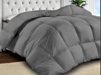 Photo 1 of  Grey comforter for queen bed 90x90 