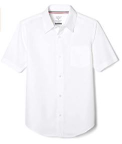 Photo 1 of French Toast Boys' Short Sleeve Poplin Dress Shirt  SIZE-6T