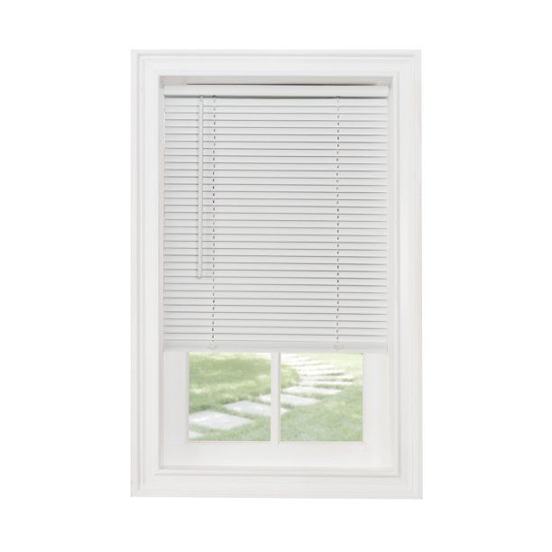 Photo 1 of Cordless Gii Morningstar 1 Light Filtering Mini Blind, 34x48 - White