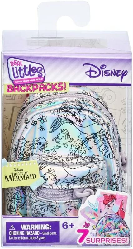 Photo 1 of Real Littles Disney Ariel The Little Mermaid Collectible Micro Backpack with 7 Surprises Inside