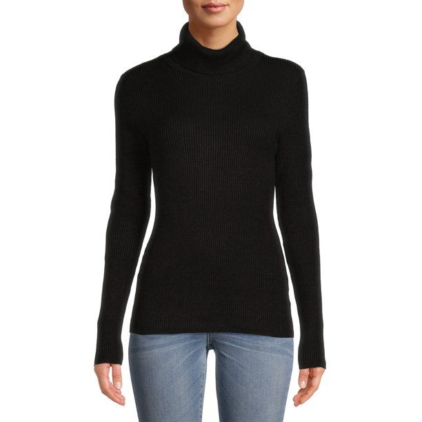 Photo 1 of Women's Long Sleeve Lightweight Turtleneck Top Slim Fit Pullover T-Shirt (XXL)