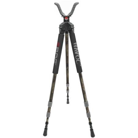 Photo 1 of BOGgear Havoc Aluminum Shooting Stick Tripod, 18" to 68", Camo