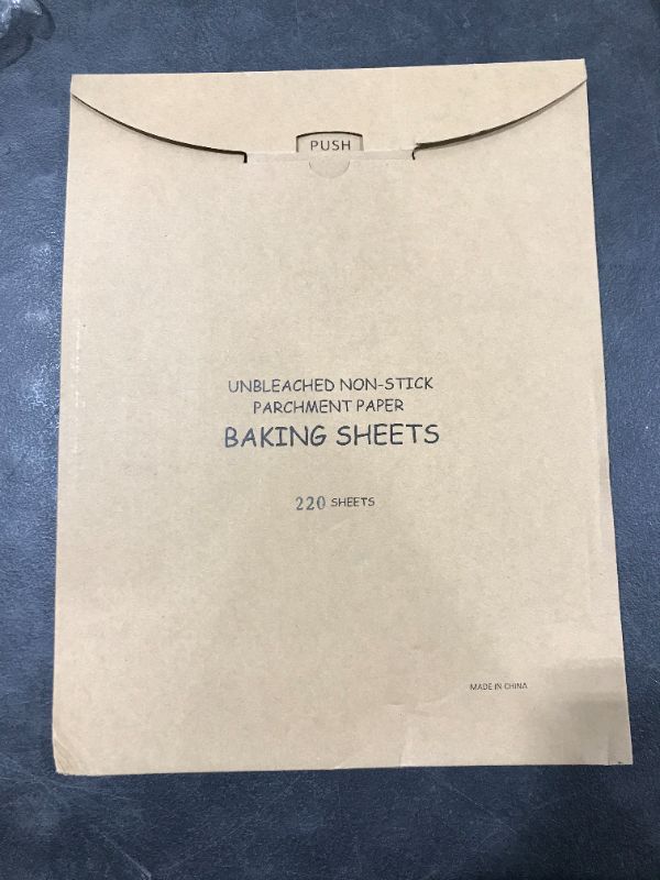 Photo 1 of 220 Pcs Parchment Paper, 12x16 Inches Rectangle &  Round Set, Non-Stick Baking Parchment for Cake Cookie Grilling Air Fryer Steaming