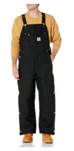 Photo 1 of Carhartt Men's Loose Fit Firm Duck Insulated Bib Overall XL