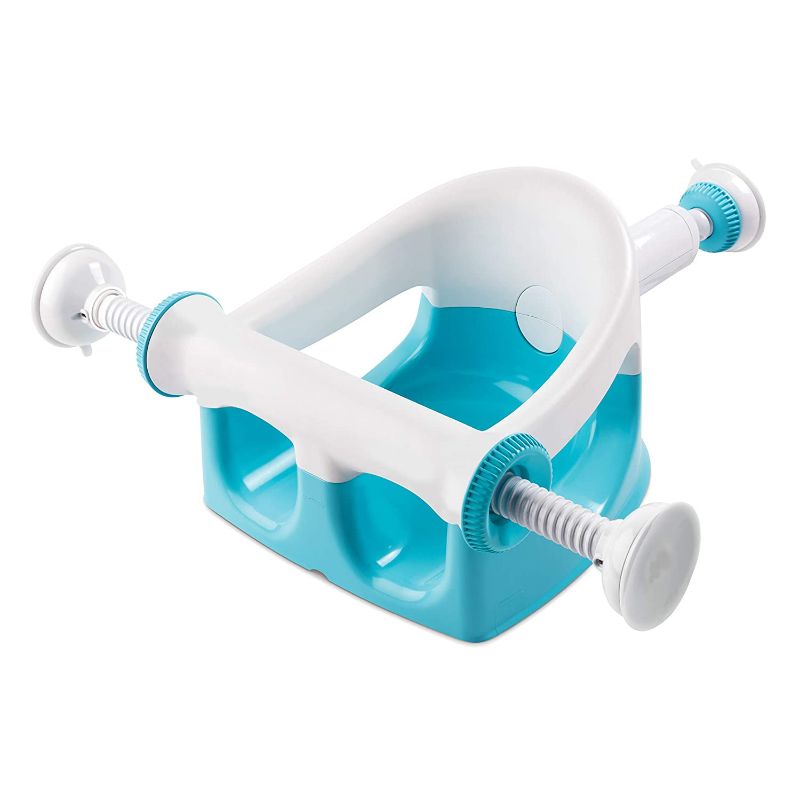 Photo 1 of Summer My Bath Seat (Aqua) - Baby Bathtub Seat for Sit-Up Bathing, Provides Backrest Support and Suction Cups for Stability - This Baby Bathtub is Easy to Set-Up, Remove, and Store