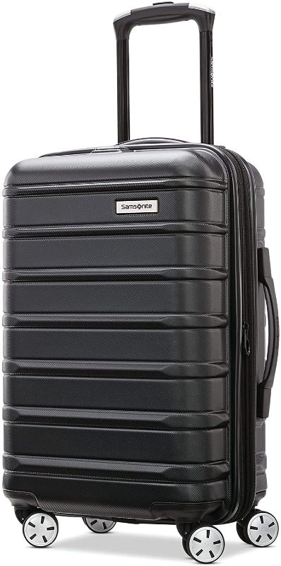 Photo 1 of Samsonite Omni 2 Hardside Expandable Luggage with Spinner Wheels, Midnight Black, Carry-On 20-Inch