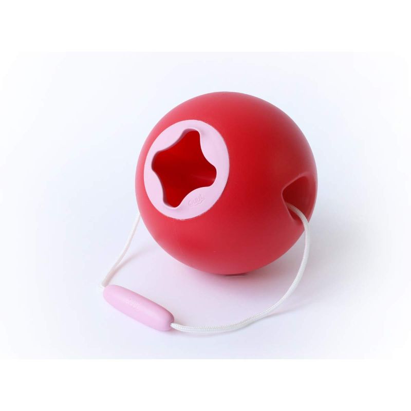 Photo 1 of Quut Ballo - Cherry - Ballo No Spill Beach Bucket: Red + Pink Outdoor Toys for Ages 3 to 10