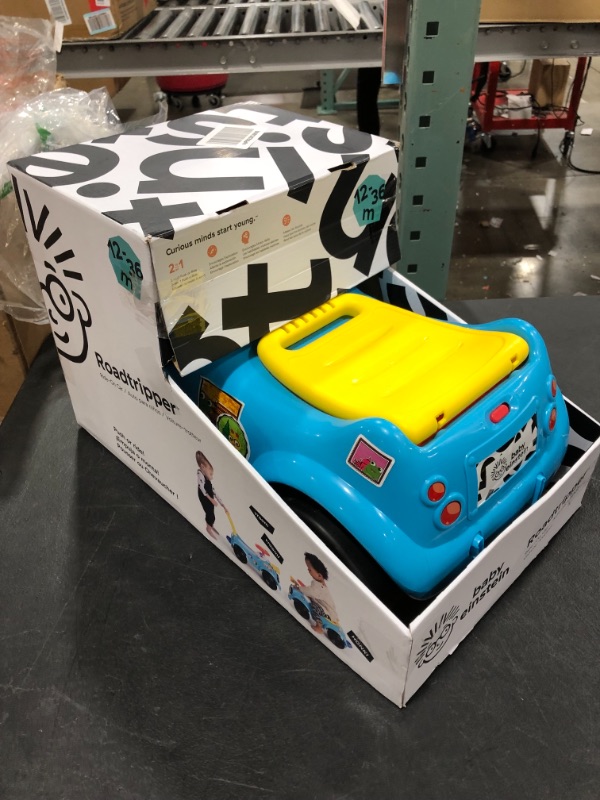 Photo 2 of Baby Einstein Roadtripper Ride-On Car and Push Toddler Toy with Real Car Noises