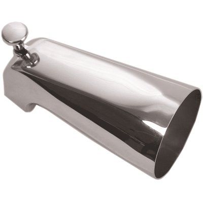 Photo 1 of DANCO 5 in. Bathroom Tub Spout with Front Diverter, Chrome
