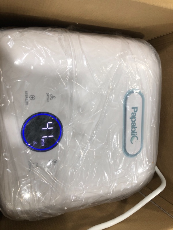 Photo 2 of Papablic 4-in-1 UV Light Sanitizer | UV Sterilizer and Dryer Pro | UV Sterilizer Box with Dual UV-C Lights | Touch Screen Control
