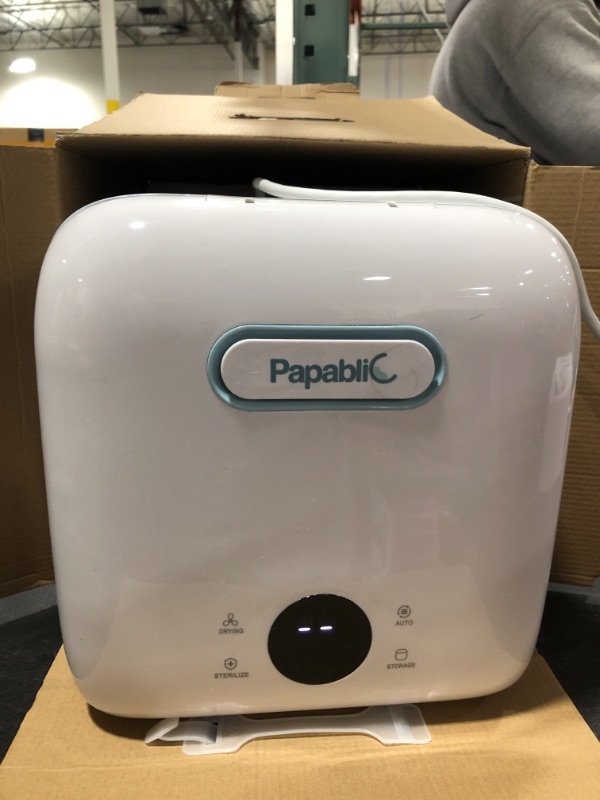 Photo 2 of Papablic 4-in-1 UV Light Sanitizer | UV Sterilizer and Dryer Pro | UV Sterilizer Box with Dual UV-C Lights | Touch Screen Control
