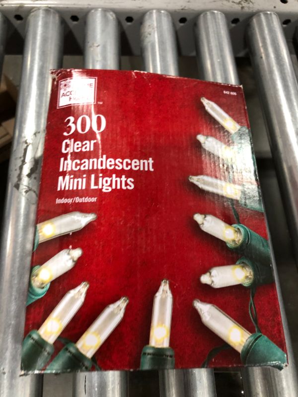 Photo 2 of 300-Light Clear Incandescent Mini Lights
