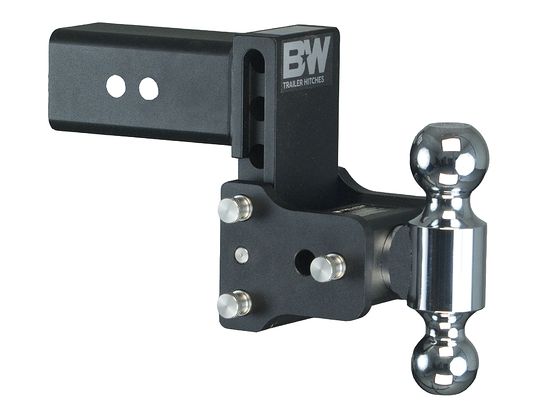 Photo 1 of B&W Trailer Hitches Tow & Stow - Fits 2" Receiver, Dual Ball (2" x 2-5/16"), 5" Drop, 10,000 GTW - TS10037B
