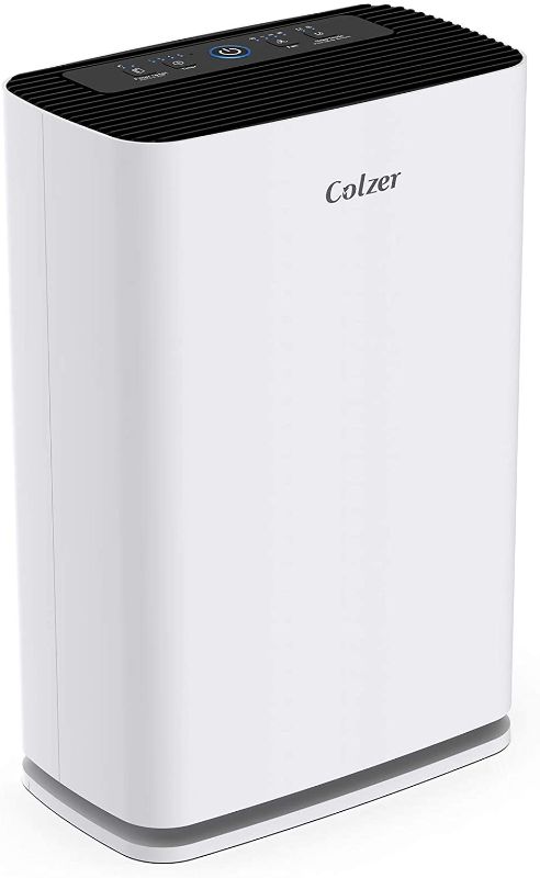 Photo 1 of COLZER Home Air Purifiers for Large Room 2500 Sq ft with HEPA Filter, Air Cleaner for Pets, Dust, Odor Eliminator for Smoke, Pet Dander Air Freshener Super Quiet with Sleep Mode for Bedroom Fresh Air for Office Apartment with Large CADR Quick & Safe
