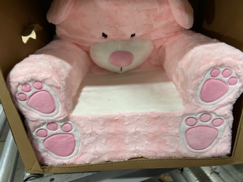 Photo 1 of Kids Pink Lounge Teddy Bear Chair