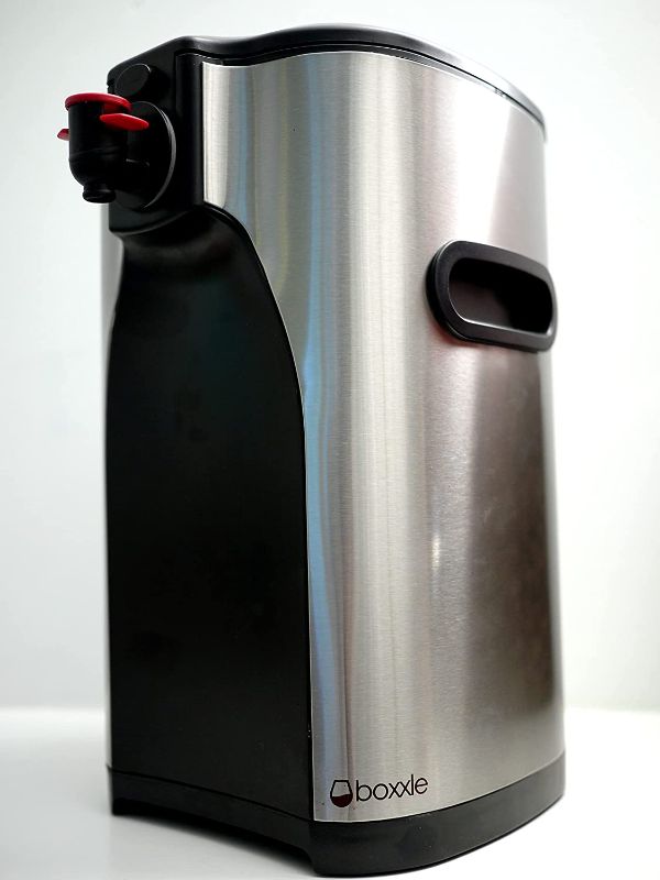 Photo 1 of Boxxle Box Wine Dispenser, 3-Liter, Stainless Steel
