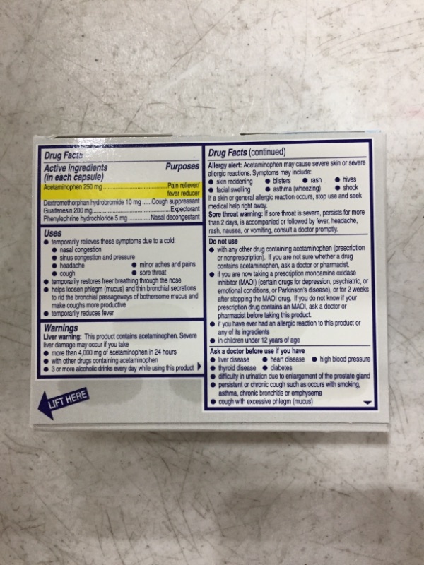 Photo 3 of Alka-Seltzer Plus Severe Sinus, Cold & Cough Liquid Gels, 20 Count
