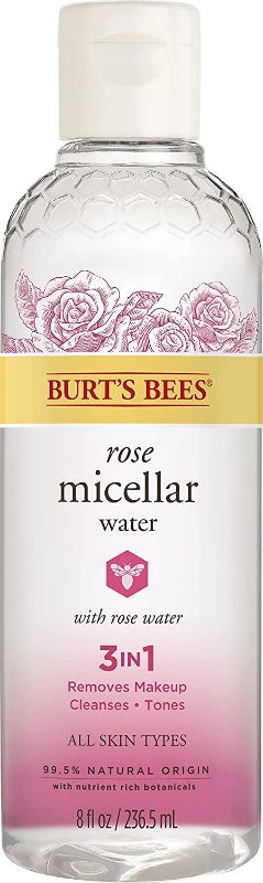 Photo 1 of Burt's Bees Micellar Facial Cleansing Water with Rose Water, 8 Oz (Package May Vary)
