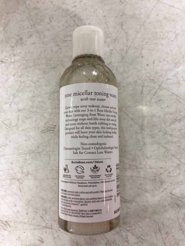 Photo 3 of Burt's Bees Micellar Facial Cleansing Water with Rose Water, 8 Oz (Package May Vary)
