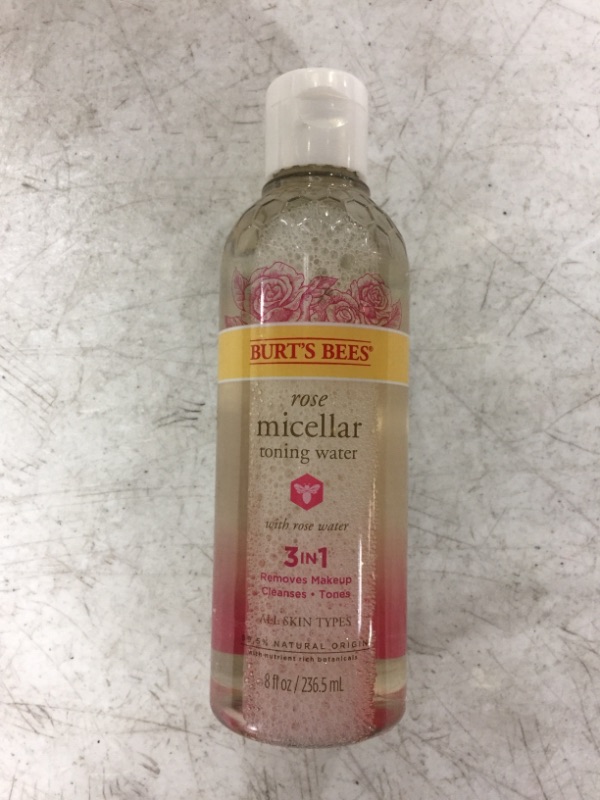 Photo 2 of Burt's Bees Micellar Facial Cleansing Water with Rose Water, 8 Oz (Package May Vary)
