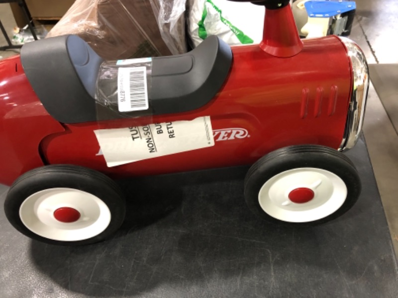 Photo 7 of Radio Flyer Little Red Roadster, Toddler Ride on Toy, Ages 1-3 (Amazon Exclusive), 24“ Length
