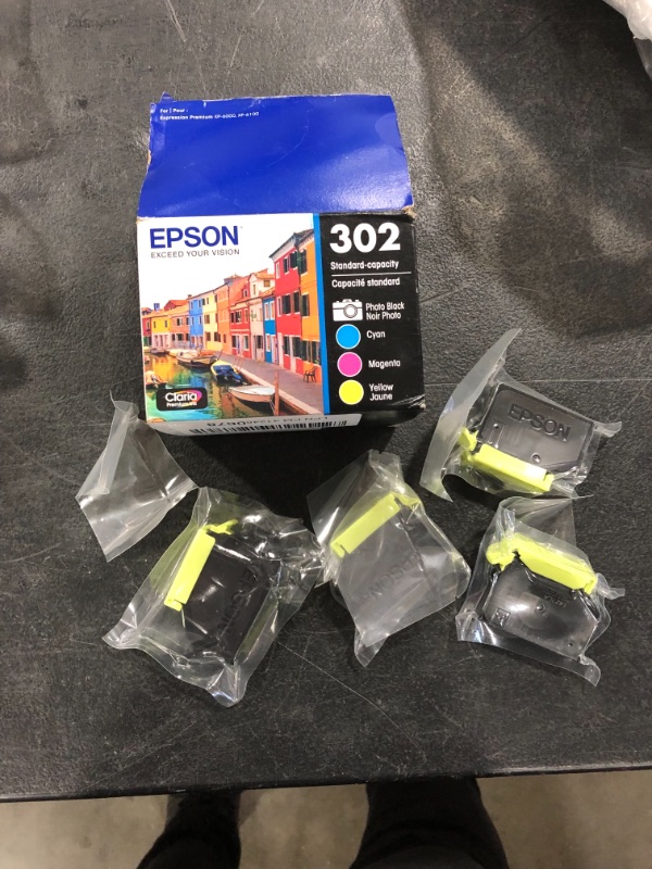 Photo 3 of EPSON T302 Claria Premium -Ink Standard Capacity Color Combo Pack (T302520-S) for Select Epson Expression Premium Printers
