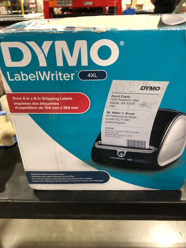Photo 1 of DYMO LabelWriter 4XL 4 4/25-inch Labels 53 Labels/Minute 7 3/10w x 7 4/5d x 5 1/2h DYM1755120
