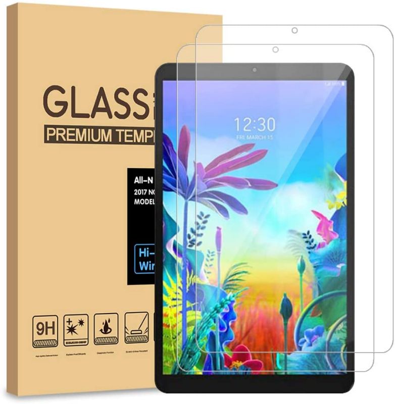 Photo 1 of 4-Pack] PULEN for LG G Pad 5 10.1 Screen Protector Tempered Glass,HD Clear Anti-Scratch No Bubble 9H Hardness for LG GPad 5 Tablet (10.1 Inch)
